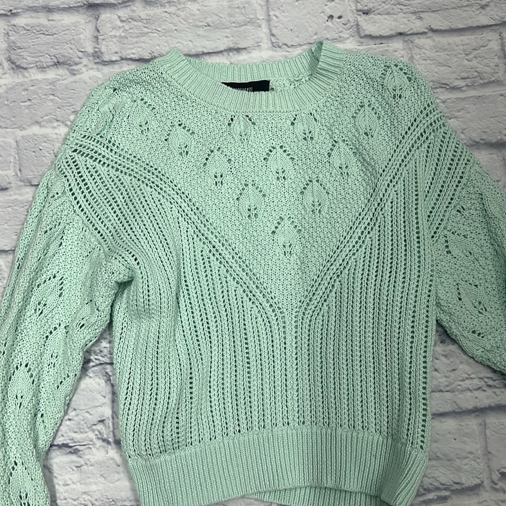 Forever 21 Mint Sweater